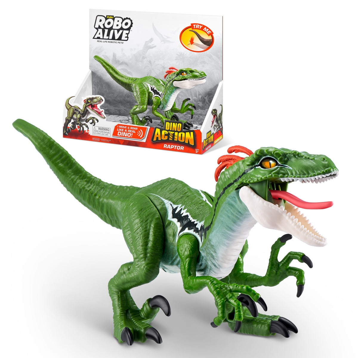 Dinosaurio Raptor Robo Alive Zuru
